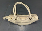 DESMO Grey Leather Small Shoulder Bag