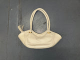 DESMO Grey Leather Small Shoulder Bag