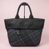 Prada Triangle Logo Plaid Nylon Leather (comes with strap)