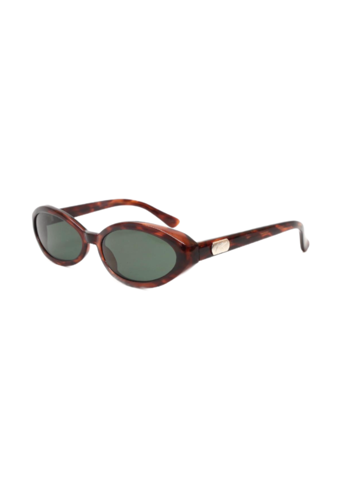 Oval Tortoise Shell Sunglasses