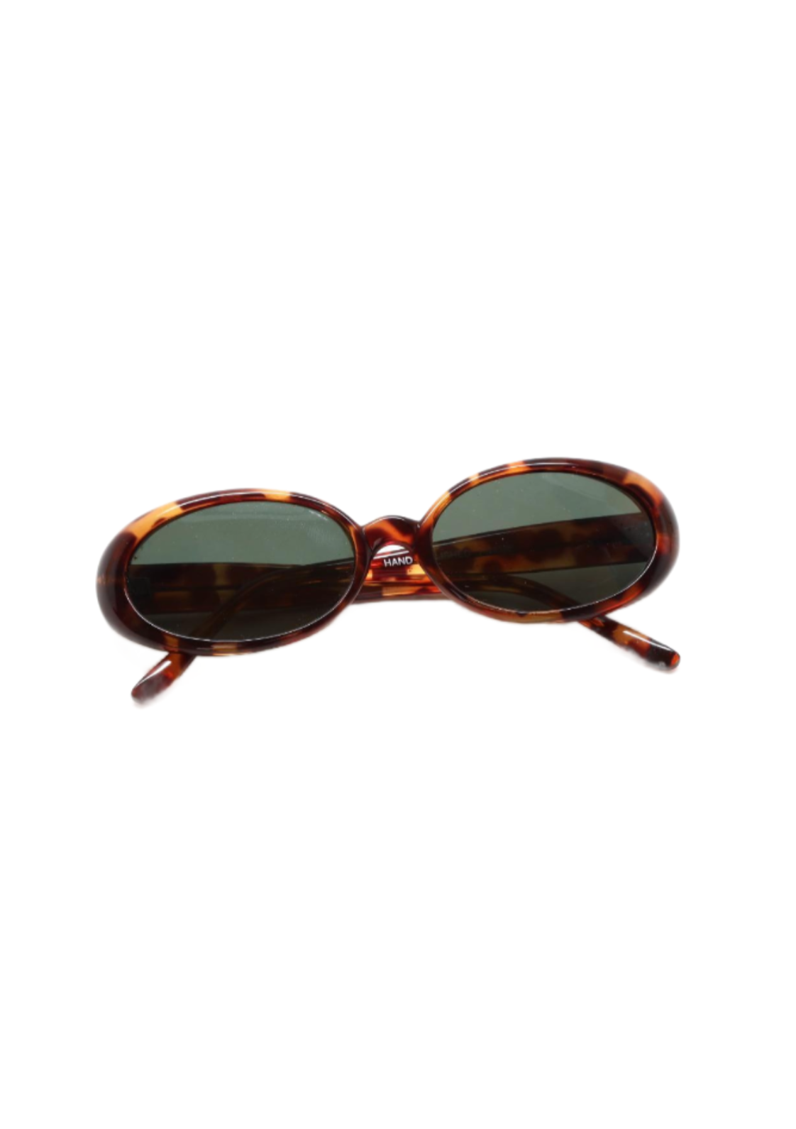 Wide Oval Tortoise Shell Sunglasses