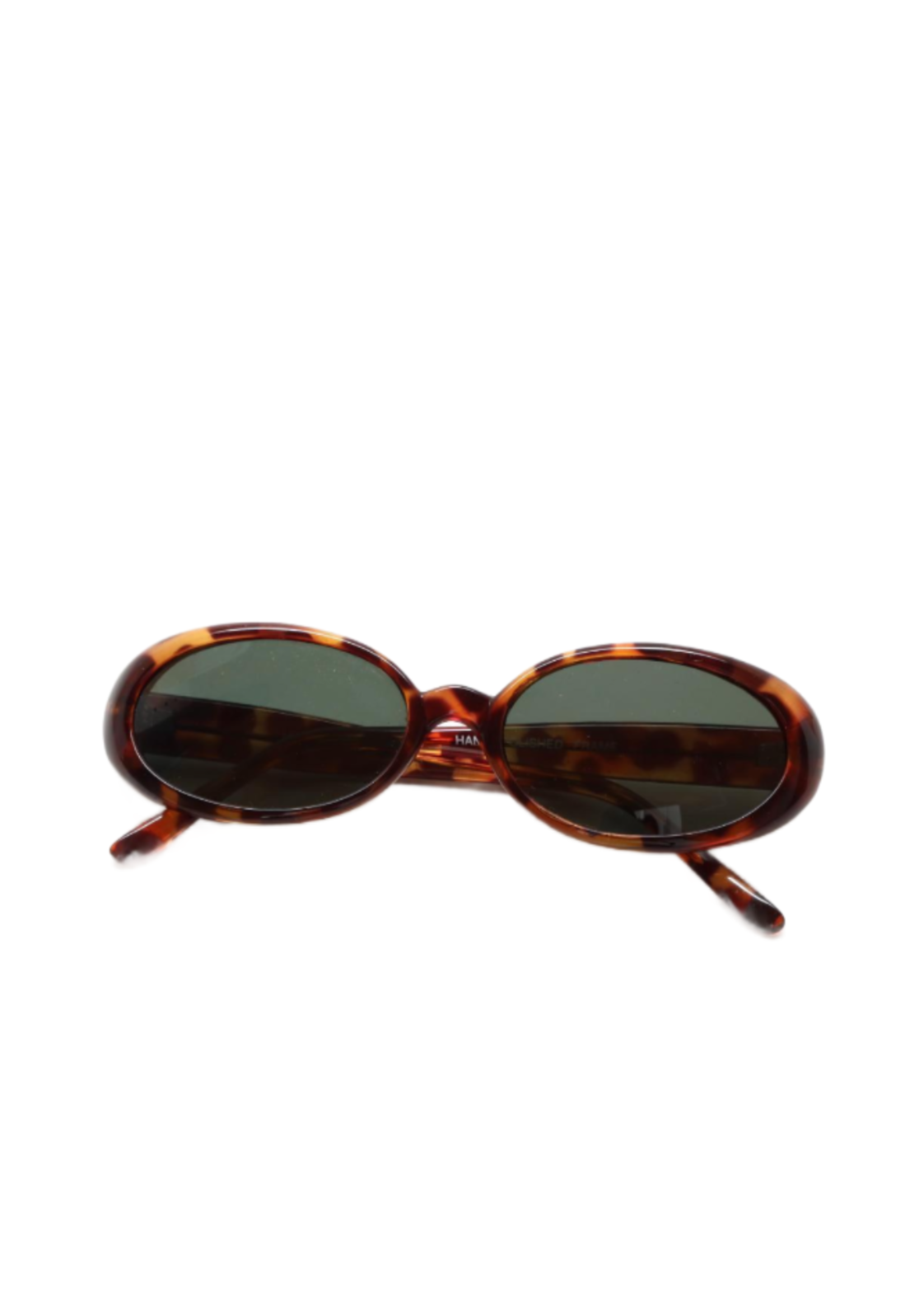 Wide Oval Tortoise Shell Sunglasses