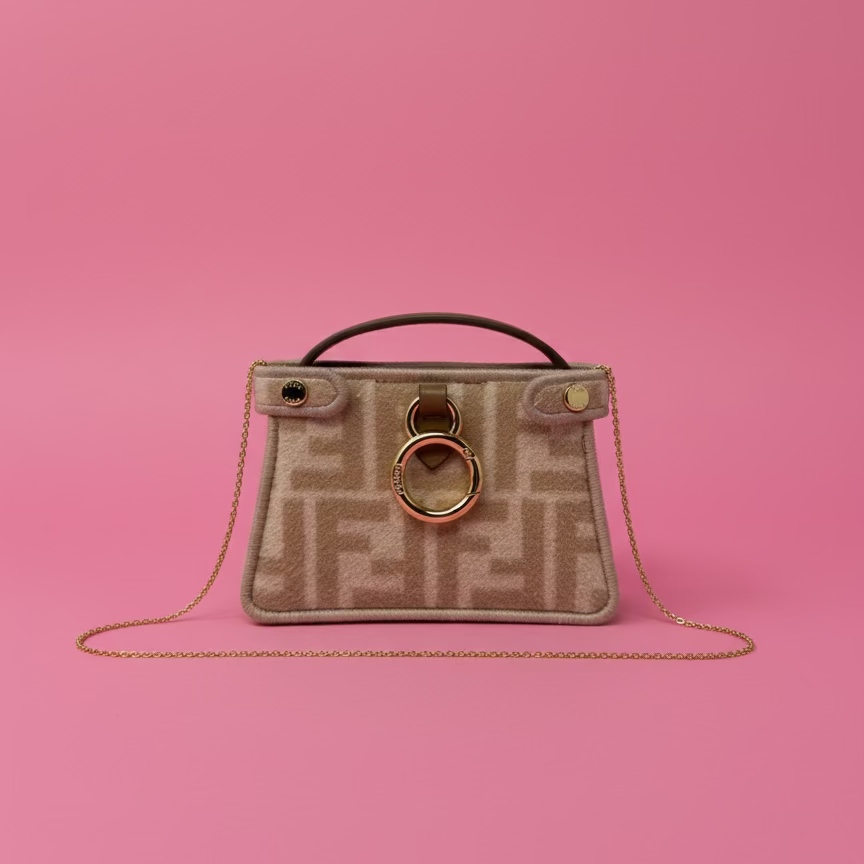 Fendi Nano Peekaboo Charm
