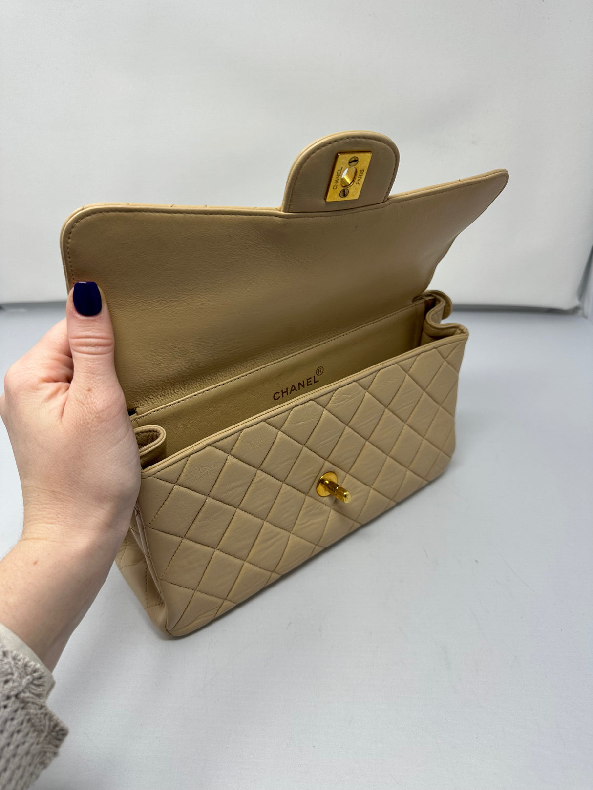 Chanel Lambskin Double Sided Flap Bag