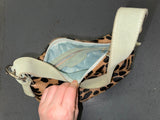 CECCONI PIERO Pony Hair Animal Print Shoulder Bag