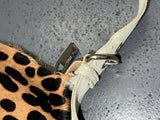 CECCONI PIERO Pony Hair Animal Print Shoulder Bag