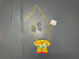 Beaded Sequin Hawaii Shirt Evening Bag with Crossbody Strap