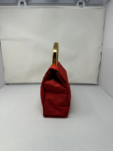 Prada Nylon Red Top Handle