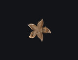 Gold Textured Starfish Pin