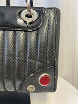 Christian Dior Cadillac Leather Tote Bag Black Galliano Era c. 2003–2004