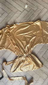 Ungaro Gold Belted Dress