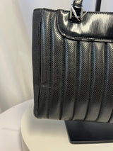 Christian Dior Cadillac Leather Tote Bag Black Galliano Era c. 2003–2004