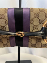 Tom Ford Era Gucci Horsebit GG Canvas Convertible Shoulder Bag & Clutch