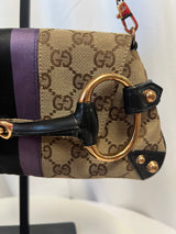 Tom Ford Era Gucci Horsebit GG Canvas Convertible Shoulder Bag & Clutch