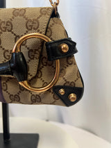 Tom Ford Era Gucci Horsebit GG Canvas Convertible Shoulder Bag & Clutch