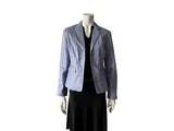 Lavender Leather Blazer Jacket
