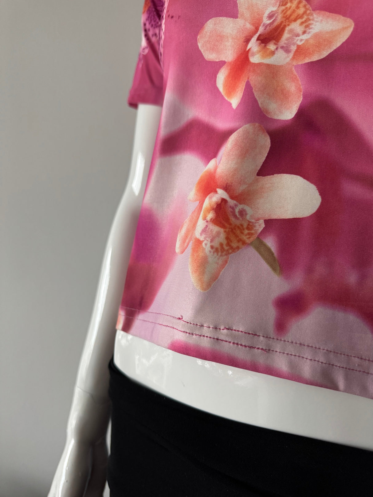Pink Orchid Print T-shirt