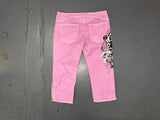 JUST CAVALLI Light Purple Low Rise Capri Pants