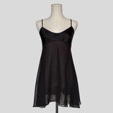 Sheer babydoll slip dress