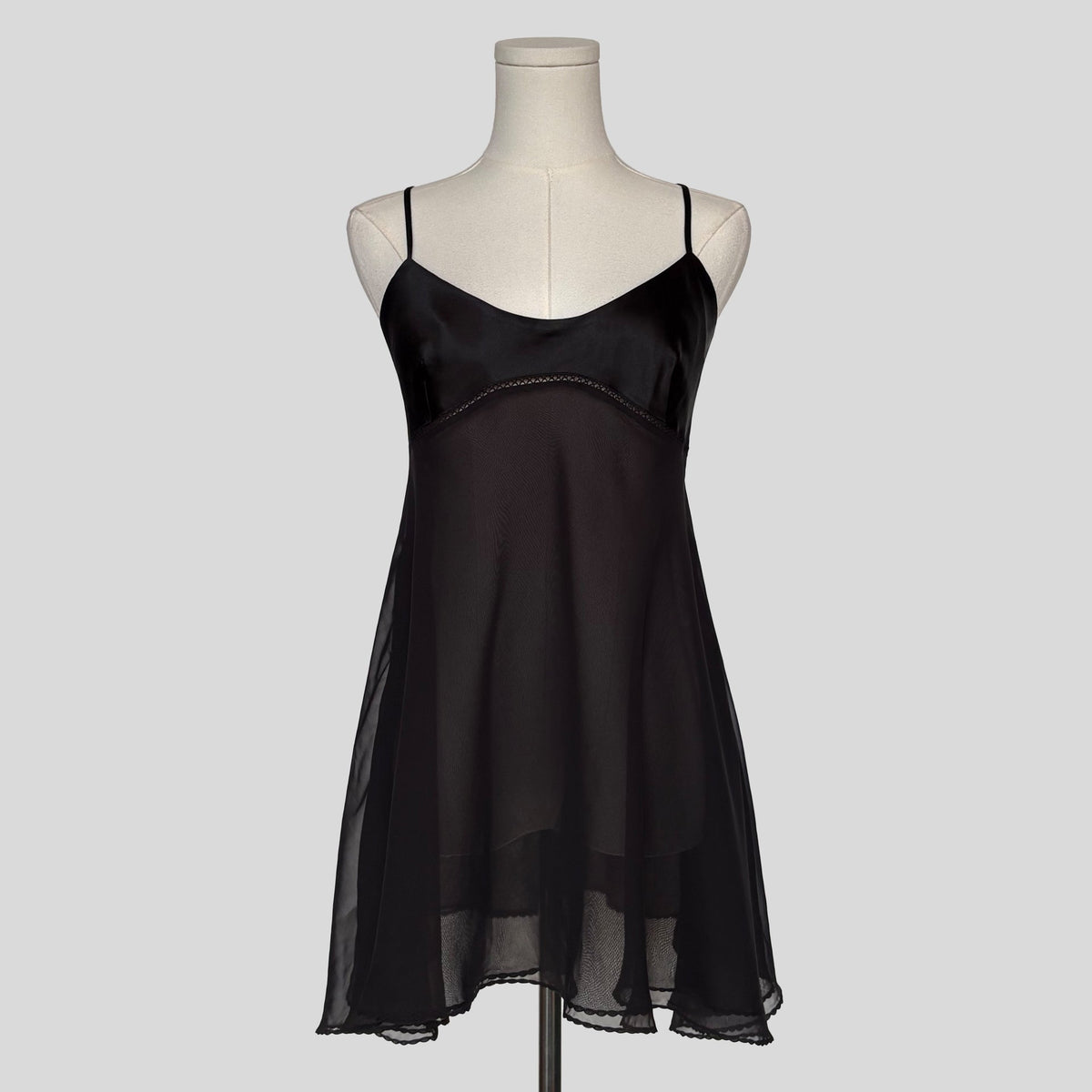 Sheer babydoll slip dress