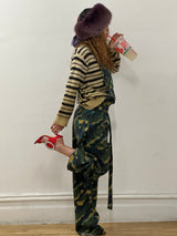 Dries Van Noten Camouflage Jumpsuit