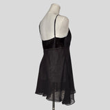 Sheer babydoll slip dress