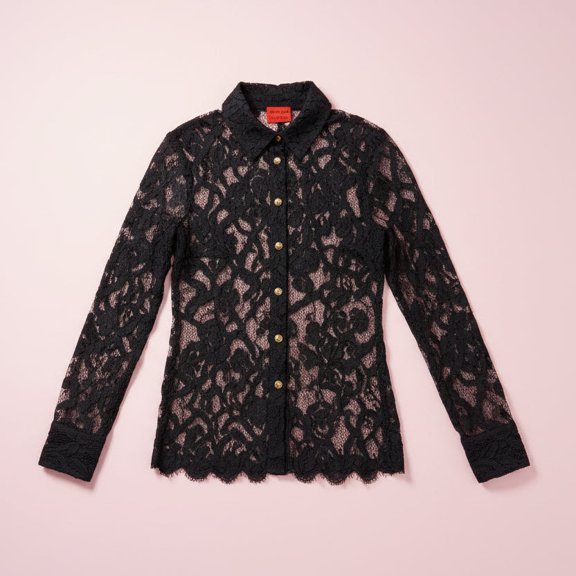 Christian Lacroix lace top