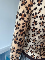 MOSCHINO Leopard Print Cardigan