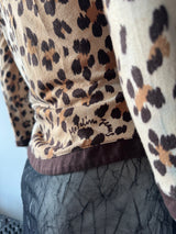 MOSCHINO Leopard Print Cardigan