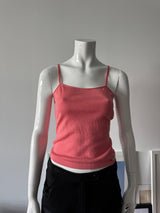BLUMARINE Coral Sweater Tank Top