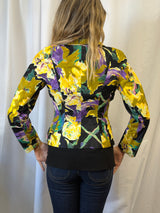 Vintage Christian Lacroix Paris Floral Print Blazer