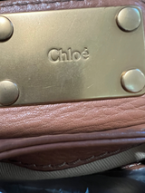 Mini Chloé Paddington Leather Satchel Bag Handbag Warm Caramel