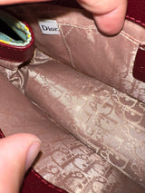 Christian Dior by John Galliano Paisley Canvas Shoulder Bag