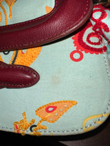 Christian Dior by John Galliano Paisley Canvas Shoulder Bag
