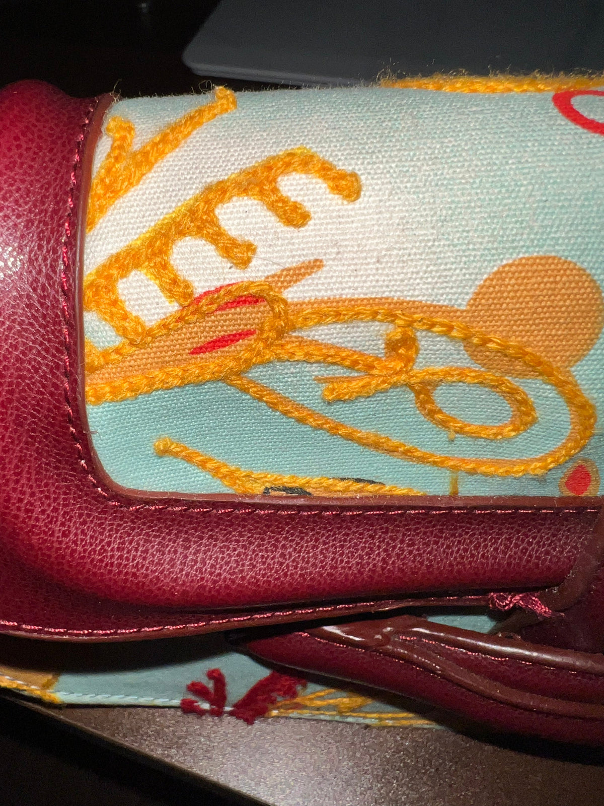 Christian Dior by John Galliano Paisley Canvas Shoulder Bag