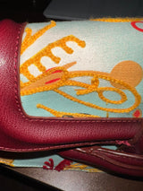 Christian Dior by John Galliano Paisley Canvas Shoulder Bag