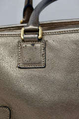 Loewe Anagram Leather Amazona Silver Bag