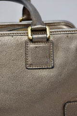 Loewe Anagram Leather Amazona Silver Bag