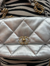 Chanel 22 Metallic Quilted Leather Shoulder Bag