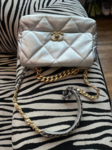 Chanel 22 Metallic Quilted Leather Shoulder Bag