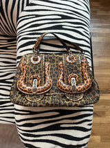 Fendi Leopard Print B Bag (w/ original dust bag)