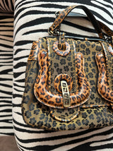 Fendi Leopard Print B Bag (w/ original dust bag)