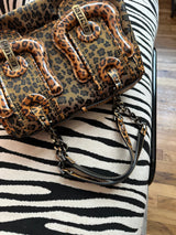 Fendi Leopard Print B Bag (w/ original dust bag)
