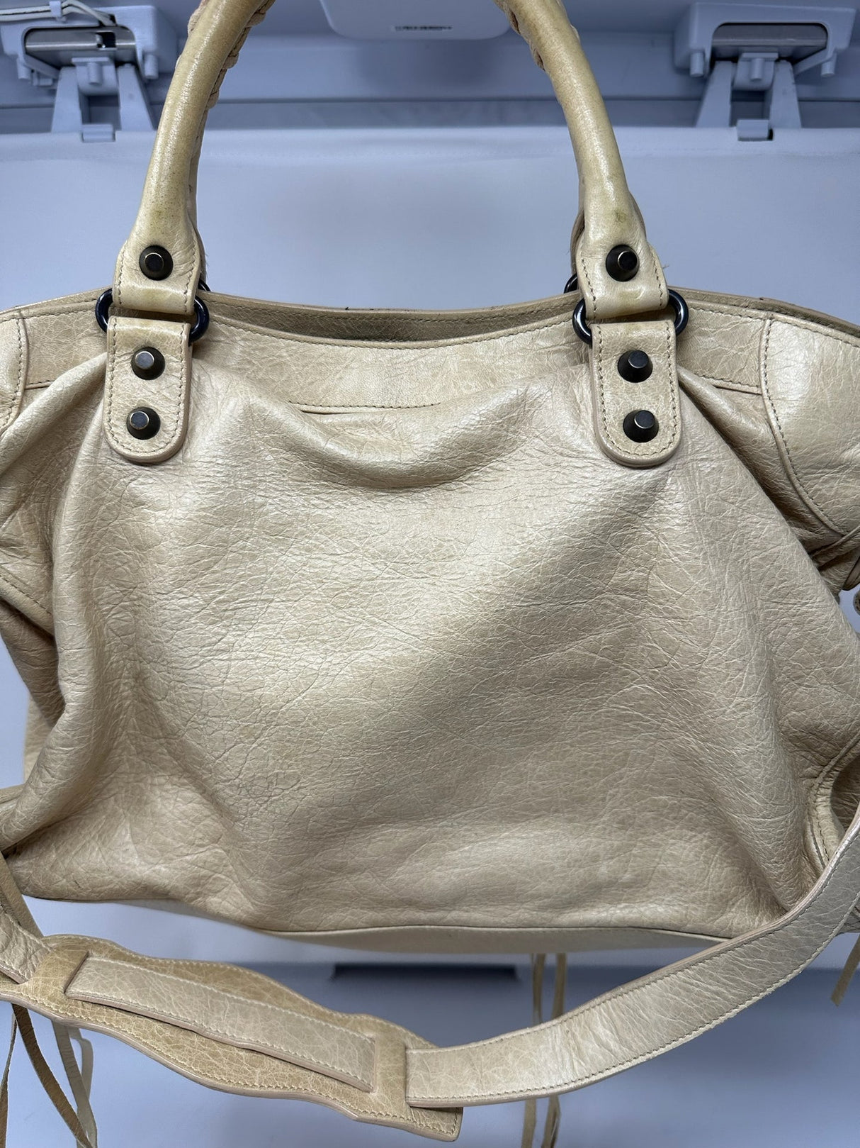 Balenciaga City Bag Ivory