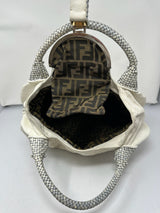 Fendi Spy Bag White Leather