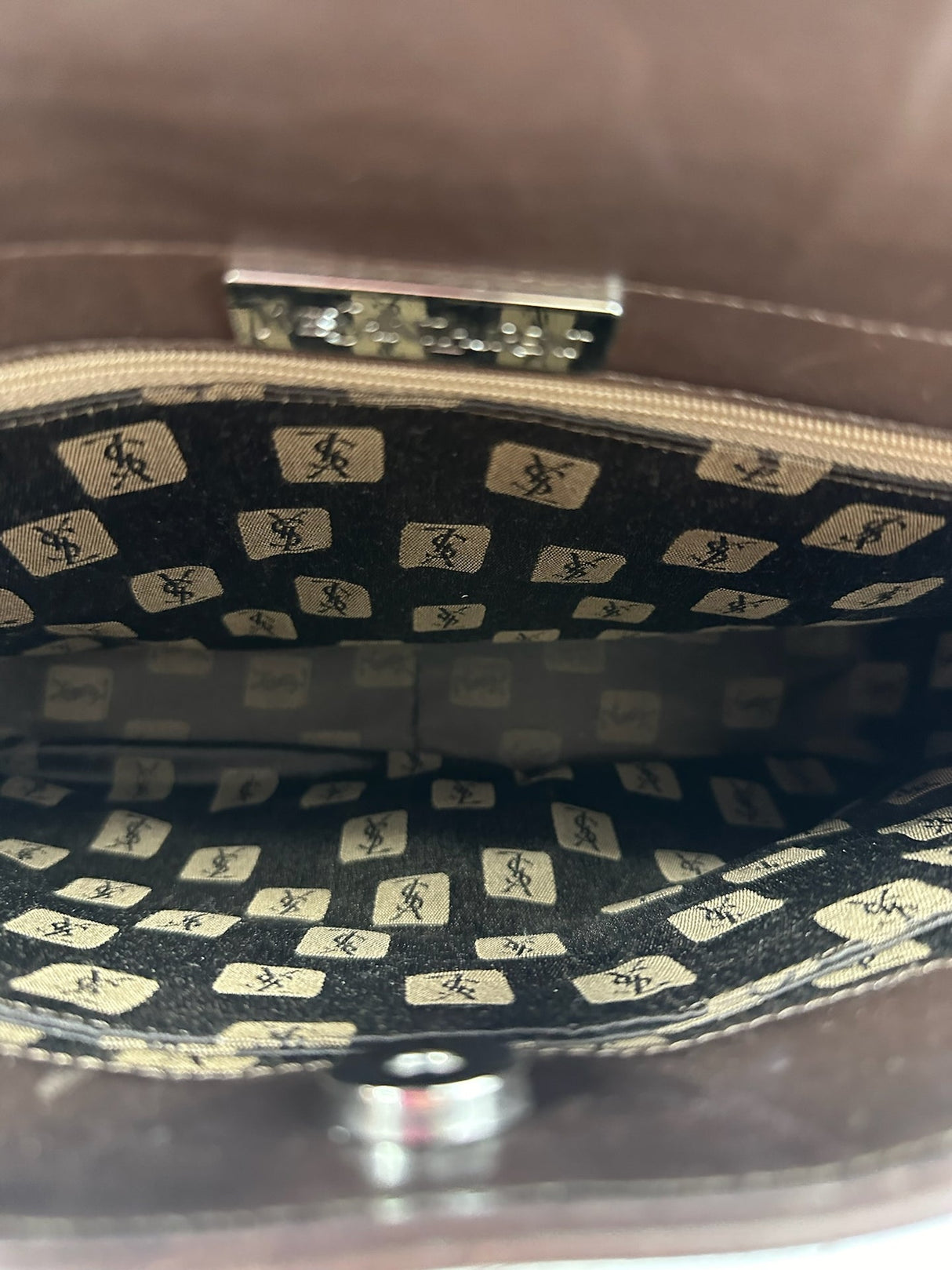 YSL Leopard Print Pony Hair (comes with original duster)
