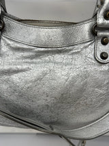 Balenciaga City Bag Silver with strap