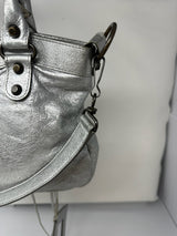Balenciaga City Bag Silver with strap