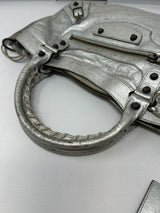 Balenciaga City Bag Silver with strap