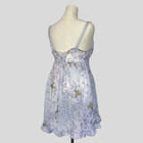 Love letters matching sheer robe and babydoll slip set